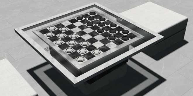 Checkers Set – playable