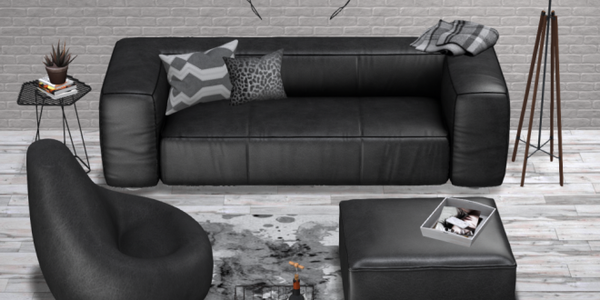Living room Black Ambient 